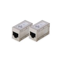 DIGITUS - AT-AG-8-8-C6S-2 - Mod. coupler 1-1 RJ45 Cat6 2x