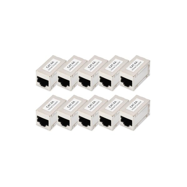 DIGITUS - DN-93905-10 - Mod.coupler 1-1 RJ45 Cat6a 10x
