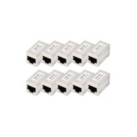 DIGITUS - DN-93905-10 - Mod.coupler 1-1 RJ45 Cat6a 10x