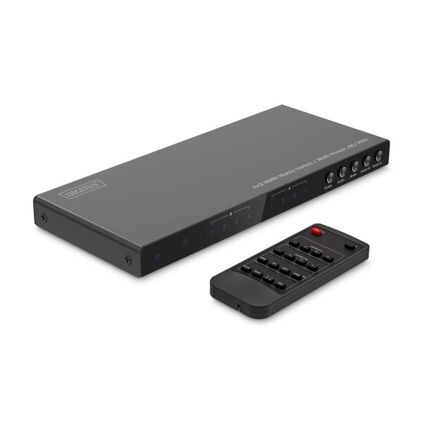DIGITUS - DS-55345 - HDMI Matrix Switch 4x2 4K