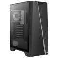 AEROCOOL ADVANCED TECHNOLOGIES Aerocool Mirage - Midi Tower - PC - Schwarz - ATX - micro ATX - Mini-ITX - ABS - SPCC - Gehärtetes Glas - Blau - Grün - Rot