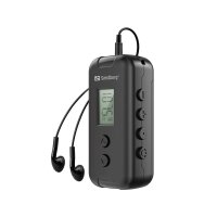 SANDBERG Pocket Radio FM for AAA battery, Tragbar, FM, 76 - 109 MHz, 300 - 8000 Hz, 55 dB, Bernstein