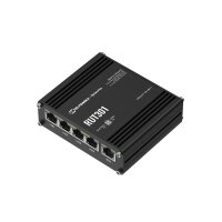Teltonika RUT301 (EU) ethernet router, Router für Mobilfunknetz, Schwarz, Aluminium, Industriell, LAN, Leistung, Status, WAN, Schnelles Ethernet