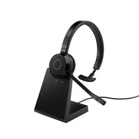 Jabra Evolve 65 TE MS Mono+ Stand - Headset - 20 KHz