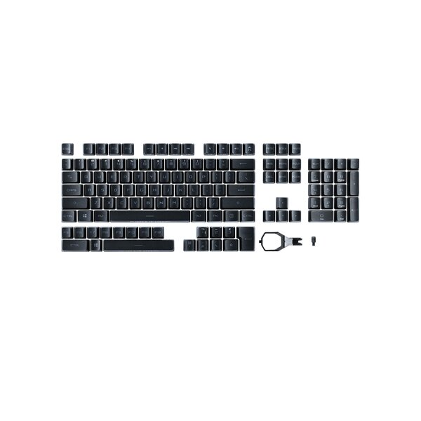 ASUS ROG RX PBT Keycap Set - Tastaturkappe - 250 g - Schwarz
