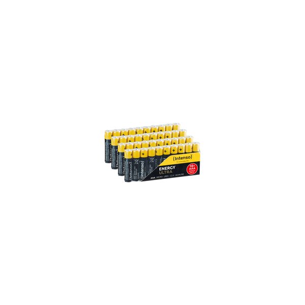 Intenso 7501510 - Energy Ultra Alkaline Batterie AAA Micro 40er-Pack - Batterie - Einwegbatterie - AAA - Alkali - 1,5 V - 40 Stück(e) - 1250 mAh