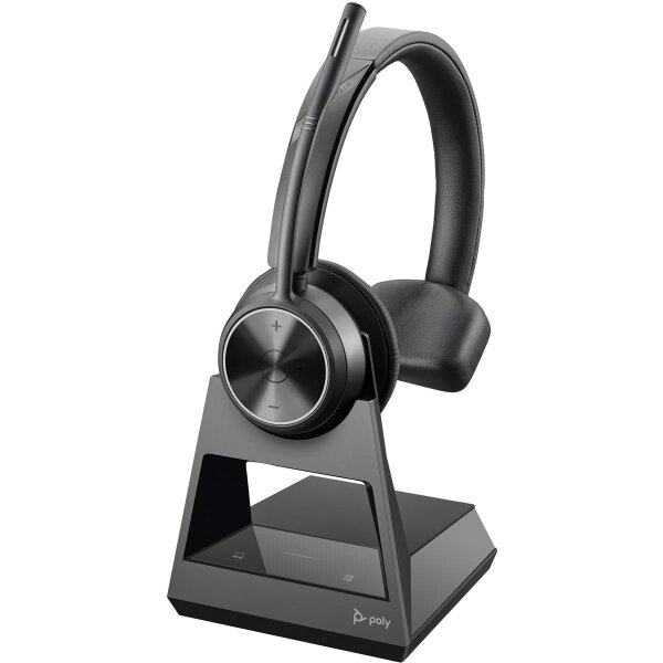 Poly HP Poly Savi 7310 Monaural DECT 1880-1900 MHz Top - Kabellos - Büro/Callcenter - 20 - 20000 Hz - 120 g - Kopfhörer - Schwarz