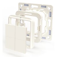 Shelly · Plug & Play Zubehör·""BLU Wall Switch 4 Adapter Busch-Jaeger""·