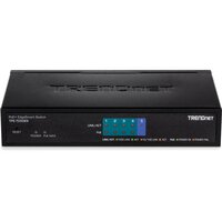 TRENDnet TPE-TG50ES - Managed - Gigabit Ethernet (10/100/1000) - Vollduplex - Power over Ethernet (PoE) - Wandmontage