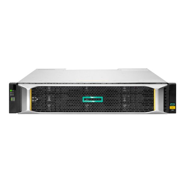 HPE MSA 2060 10GbE iSCSI LFF Storage - 0 TB - HDD+SSD - 5 kg - Rack (2U) - Silber - Schwarz