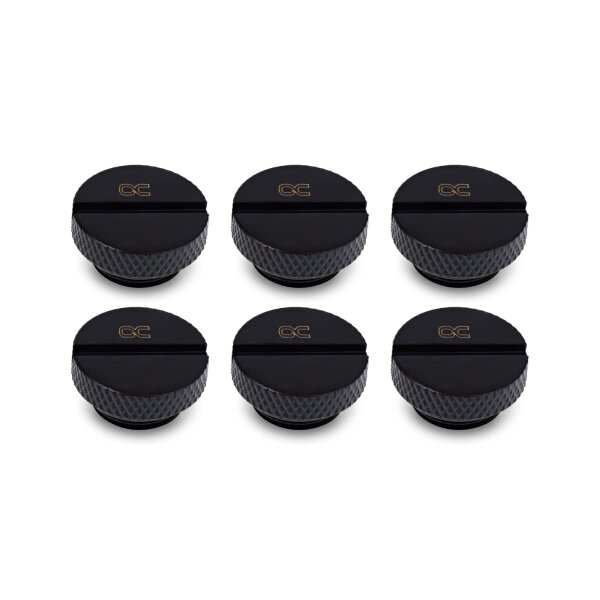Alphacool 17622 - Wasserblock - Messing - Schwarz - 1/4" - 9,5 mm - 1,8 cm