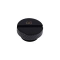 Alphacool 17622 - Wasserblock - Messing - Schwarz - 1/4" - 9,5 mm - 1,8 cm