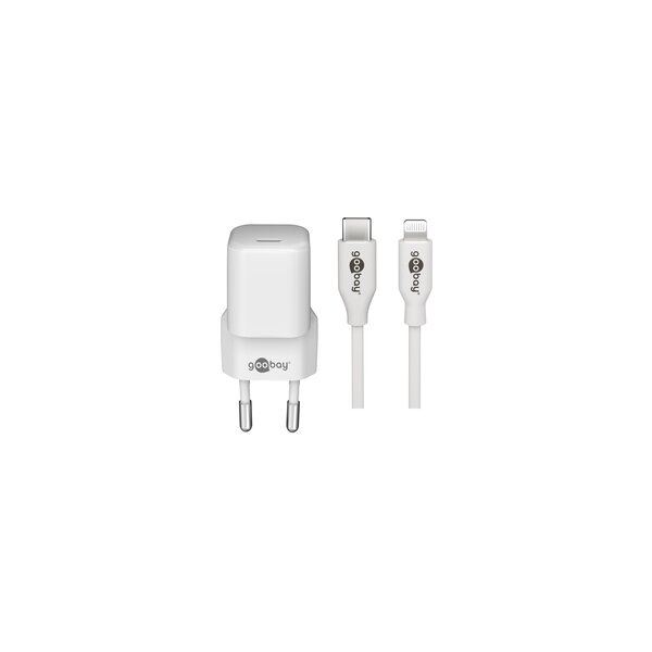 Goobay Apple Lightning USB-C PD-Ladeset - PC-/Server Netzteil - 30.000 W