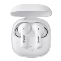 Intenso T502HAE, True Wireless Stereo (TWS), Anrufe/Musik/Sport/Alltag, Kopfhörer, Weiß
