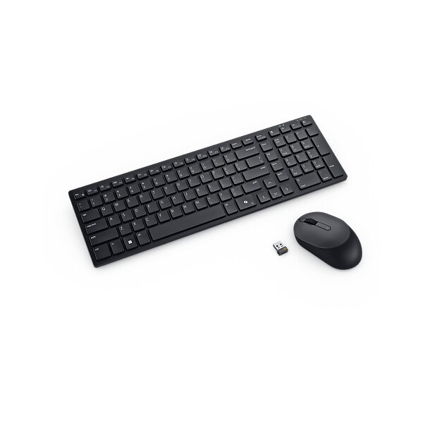 Dell Silent Keyboard and Mouse km555 Tastatur-und-Maus-Set - Tastatur - 4.020 dpi