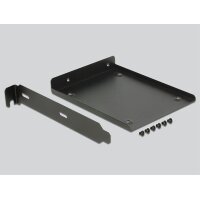 Delock 18212 - Universal - HDD-Käfig - Metall - Schwarz - 6,35 cm (2.5 Zoll)