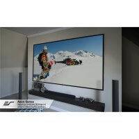 Elite Screens "Aeon Edge Free AR100DHD3" Rahmenleinwand kein sichtbarer Rahmen 221,0cm x 124,0cm (BxH) 16:9, 2,54 m (100 Zoll), 2,22 m, 124,9 cm, 16:9, Grau