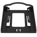 StarTech.com 2,5" HDD / SDD Montagebügel für 3,5" Laufwerksschächte - 5 Stück - Werkzeuglose Installation - 2,5 Zoll SSD HDD Adapter Bügel - Festplatten-Montagesatz - 8,89 cm (3.5") - Carrier Panel - Schwarz - 2.5" - SATA - Serial ATA II - Serial ATA III