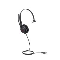 Yealink UH35 Mono Teams USB-A Headset, Kabelgebunden, 20 - 20000 Hz, Büro/Callcenter, 96,5 g, Kopfhörer, Schwarz