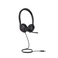 Yealink UH35 Dual Teams USB-A Headset, Kabelgebunden, Büro/Callcenter, 20 - 20000 Hz, 139,5 g, Kopfhörer, Schwarz