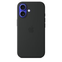 Apple iPhone 16 Silikon Case mit MagSafe – Schwarz,...