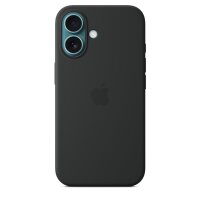 Apple iPhone 16 Silikon Case mit MagSafe – Schwarz,...