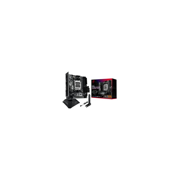 ASUS ROG STRIX X870-I GAMING WIFI, AMD, Sockel AM5, AMD Ryzen 7000 Series, AMD Ryzen 8000 Series, AMD Ryzen 9000 Series, DDR5-SDRAM, 96 GB, DIMM - Mainboard - AMD Sockel AM5 (Ryzen Zen4)