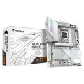 Gigabyte X870E AORUS PRO ICE Motherboard - Unterstützt AMD Ryzen 9000 CPUs, 16+2+2 Phasen Digital VRM, bis zu 8000MHz DDR5 (OC), 3xPCIe 5.0+ 1xPCIe 4.0, Wi-Fi 7, 2.5GbE LAN, USB 4, AMD, Sockel AM5, AMD Ryzen 7000 Series, AMD Ryzen 8000 Series, AMD Ryzen 9