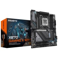 Gigabyte X870 GAMING X WIFI7 Motherboard - Unterstützt AMD Ryzen 9000 CPUs, 16+2+2-Phasen VRM, bis zu 8000MHz DDR5 (OC), 1xPCIe 5.0 + 3xM.2, Wi-Fi 7, 2.5GbE LAN, USB 3.2 Gen 2x2, AMD, Sockel AM5, AMD Ryzen™ 7, Sockel AM5, 256 GB, DDR5-SDRAM
