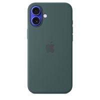 Apple iPhone 16 Plus Silikon Case mit MagSafe – Seegrün, Cover, Apple, iPhone 16 Plus, 17 cm (6.7"), Grün