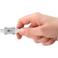 Goobay 74165, 1 m, Cat6, F/UTP (FTP), USB C, RJ-45,...