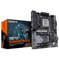 Gigabyte X870 GAMING WIFI6 Motherboard - Unterstützt AMD Ryzen 9000 CPUs, 8+2+2 Phasen VRM, bis zu 8000MHz DDR5 (OC), 1x PCIe 5.0 + 3x M.2, Wi-Fi 6, 2.5GbE LAN, USB 3.2 Gen 2x2, AMD, Sockel AM5, AMD Ryzen™ 7, Sockel AM5, 256 GB, DDR5-SDRAM