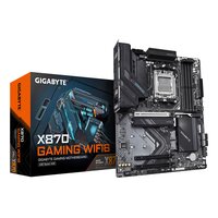 Gigabyte X870 GAMING WIFI6 Motherboard - Unterstützt AMD Ryzen 9000 CPUs, 8+2+2 Phasen VRM, bis zu 8000MHz DDR5 (OC), 1x PCIe 5.0 + 3x M.2, Wi-Fi 6, 2.5GbE LAN, USB 3.2 Gen 2x2, AMD, Sockel AM5, AMD Ryzen™ 7, Sockel AM5, 256 GB, DDR5-SDRAM