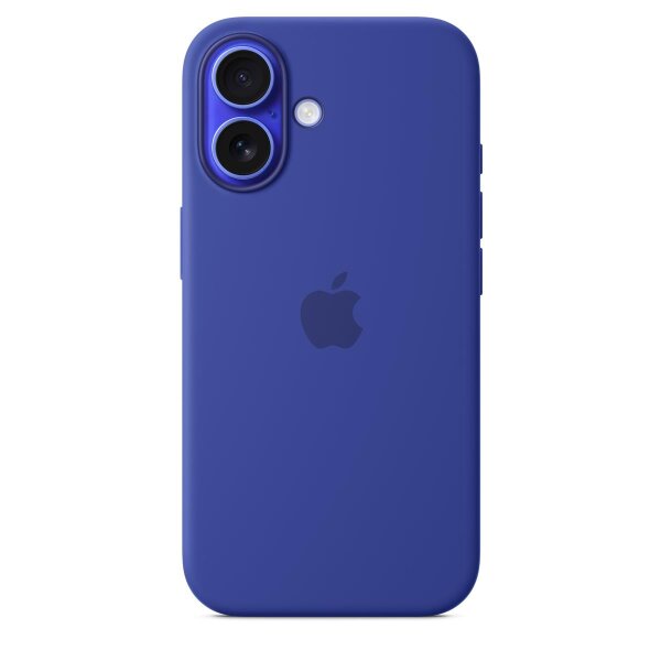 Apple iPhone 16 Silikon Case - mit MagSafe– Ultramarin