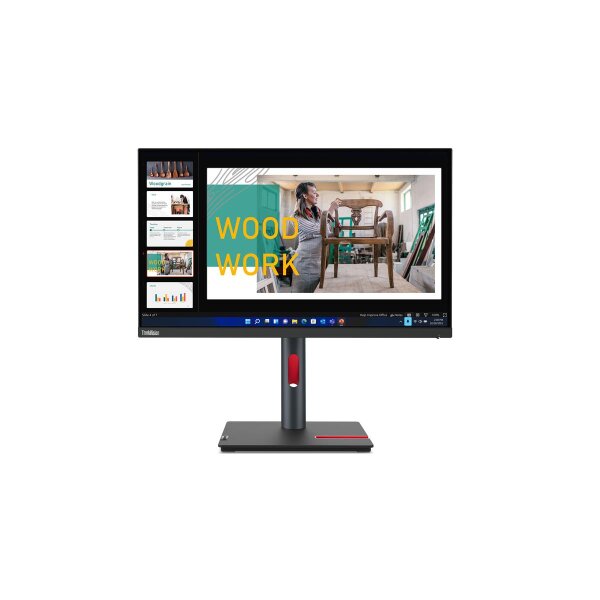 Lenovo ThinkVision P24q-30 - 60,5 cm (23.8") - 2560 x 1440 Pixel - Quad HD - LED - 6 ms - Schwarz