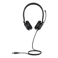 Yealink UH35 Dual UC USB-A Headset, Kabelgebunden, 20 - 20000 Hz, Büro/Callcenter, 139,5 g, Kopfhörer, Schwarz