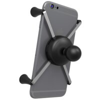 Ram Mounts RAM-HOL-UN10BU, Handy/Smartphone, Passive Halterung, Auto, Schwarz, Edelstahl
