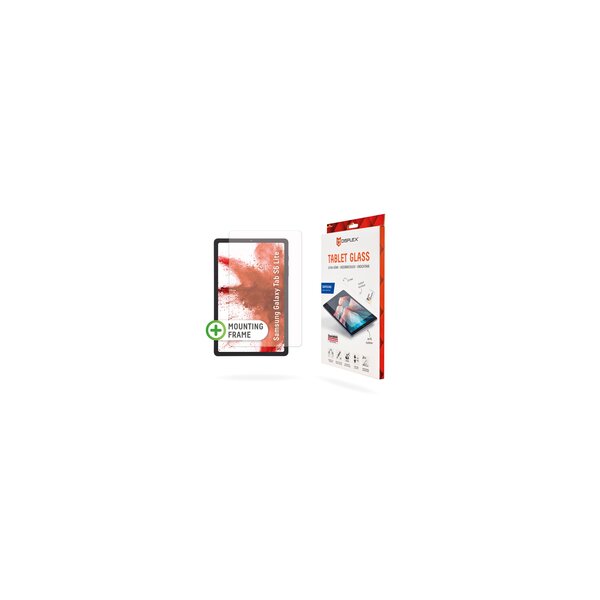 DISPLEX Tablet Glass (9H) für Samsung Galaxy Tab S6 Lite - Eco-Montagerahmen L-Form - unzerbrechlich - ultra-dünn - unsichtbar - 26,4 cm (10.4") - 9H - Gehärtetes Glas - 145 g - 1 Stück(e)
