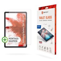 E.V.I. Displex Tablet Glass (9H) für Samsung Galaxy Tab S6 Lite, Eco-Montagerahmen L-Form, unzerbrechlich, ultra-dünn, unsichtbar, 26,4 cm (10.4 Zoll), 9H, Gehärtetes Glas, 145 g, 1 Stück(e)