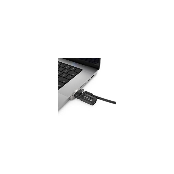 Compulocks MBPR16LDG02CL - Zahlenschloss - Riegel - Schwarz - Silber