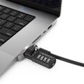Compulocks MBPR16LDG02CL - Zahlenschloss - Riegel - Schwarz - Silber