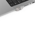 Compulocks MBPR16LDG02CL - Zahlenschloss - Riegel - Schwarz - Silber