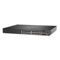 HPE Aruba Networking Aruba 6200F 24G 4SFP+, Managed, L3, Gigabit Ethernet (10/100/1000), Rack-Einbau, 1U