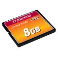 Transcend TS8GCF133 - 8 GB - Kompaktflash - MLC - 50 MB/s - 20 MB/s - Schwarz