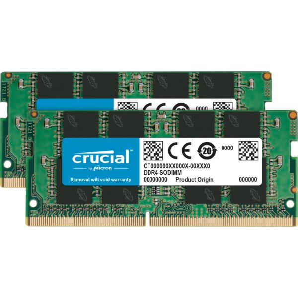 Micron Crucial CT2K16G4SFRA32A, 32 GB, 2 x 16 GB, DDR4, 3200 MHz