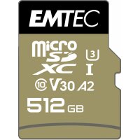 EMTEC ECMSDM512GXC10SP, 512 GB, MicroSDXC, Klasse 10,...