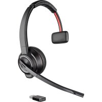 Poly HP Poly Savi 8210 Monaural DECT 1880-1900 MHz Top +Charging Cradle - Kabelgebunden - Büro/Callcenter - 20 - 20000 Hz - 115 g - Kopfhörer - Schwarz