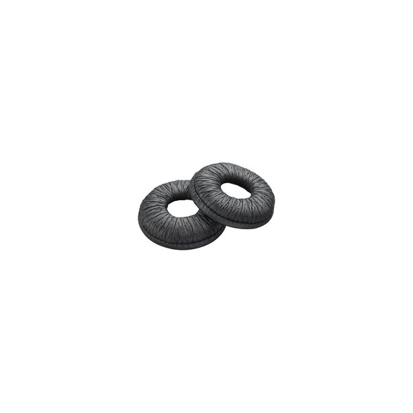 Poly CS500 Ohrpolster aus Kunstleder (2 Stück) - Kissen-/Ringsatz - Schwarz