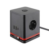 Olympia Steckdosenwürfel IOIO SW 1000 schwarz