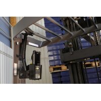 Brodit 710134 - Tragbarer Rechner - Passive Halterung - Gabelstapler - Schwarz